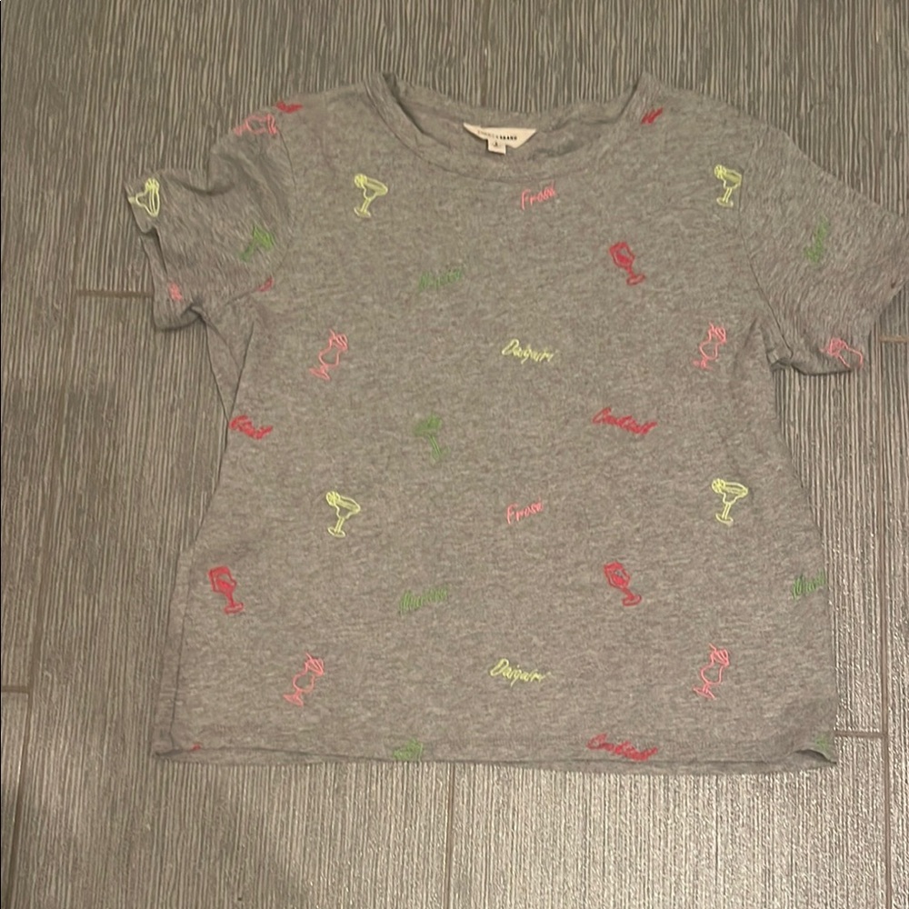 Lucky Brand never warn unique t shirt size S